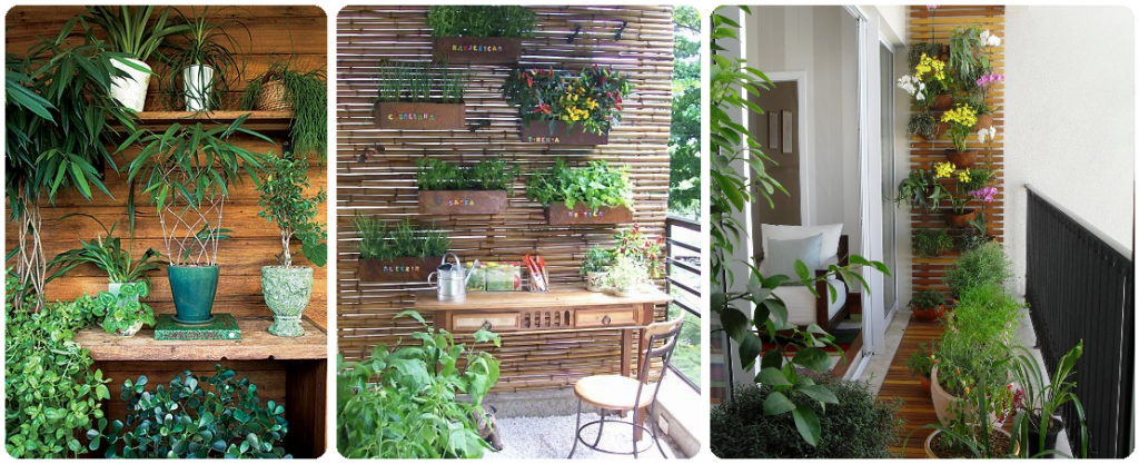 jardim de inverno na sacada