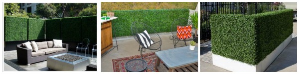 Grama sintética na parede - Decoração com criatividade