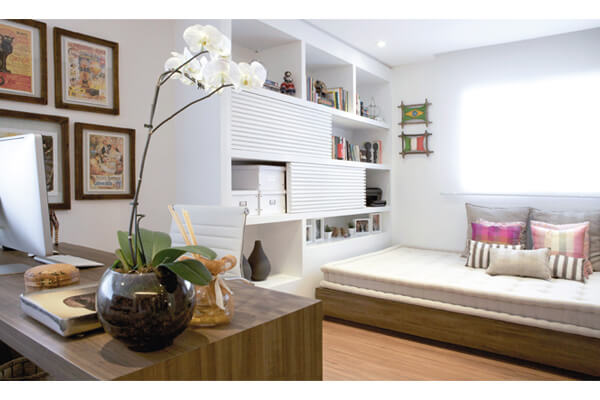 Quarto com escritório