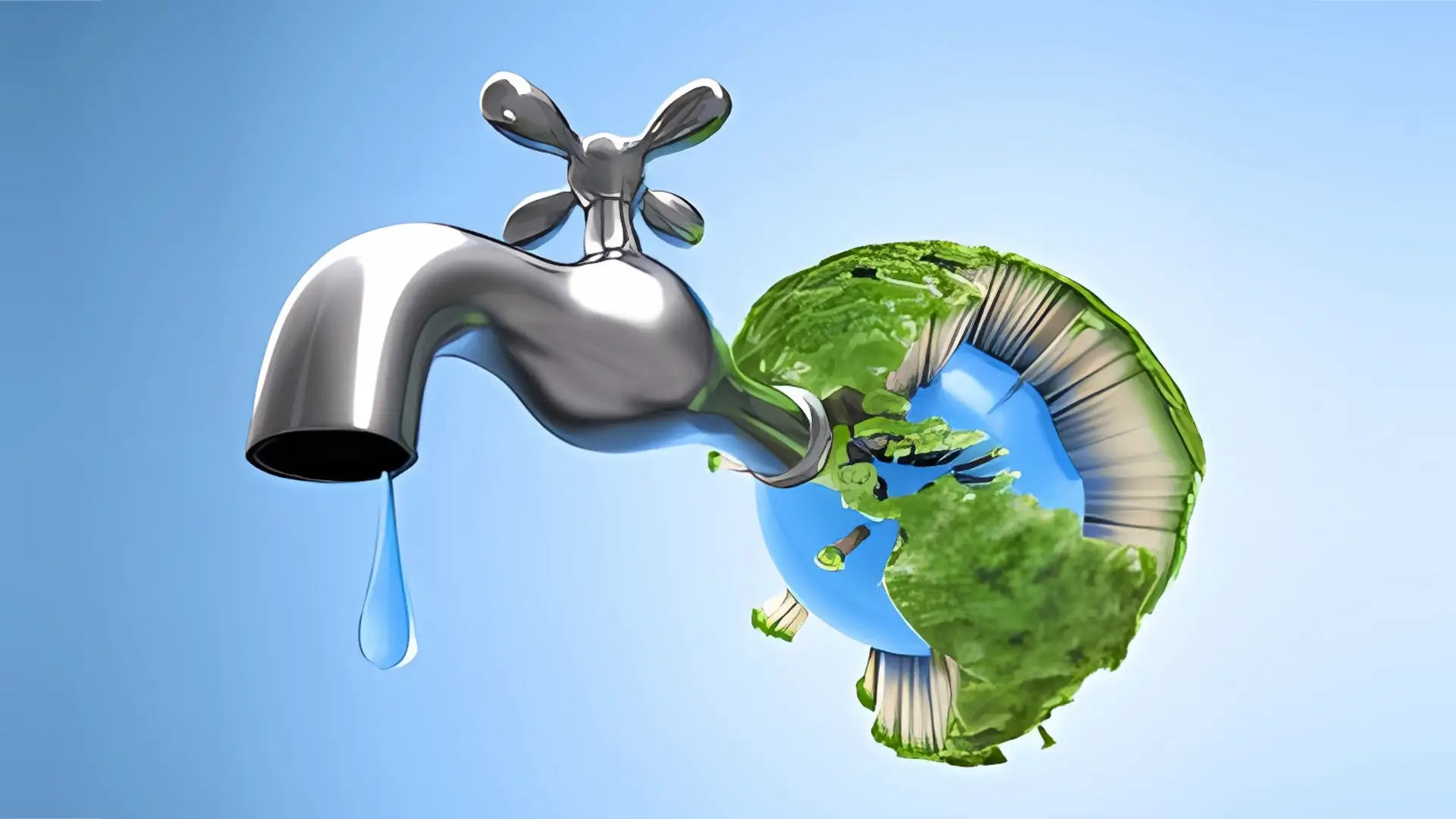 Símbolo do reaproveitamento e reuso da água