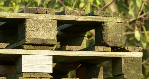 pallets empilhados