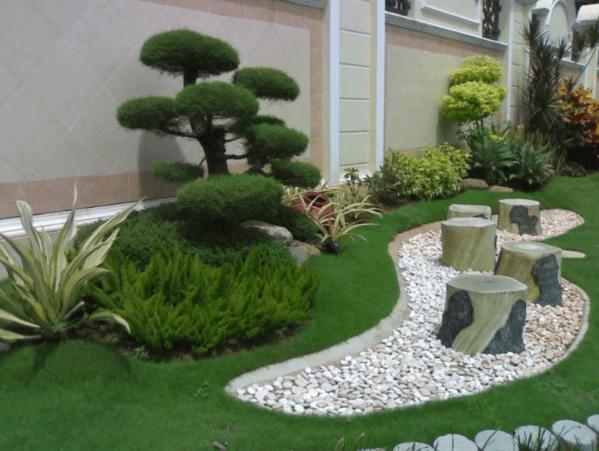 Paisagismo com plantas artificiais