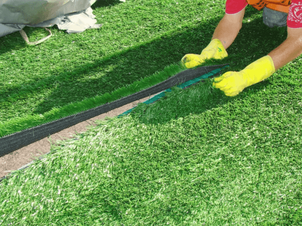 Piso para grama sintética
