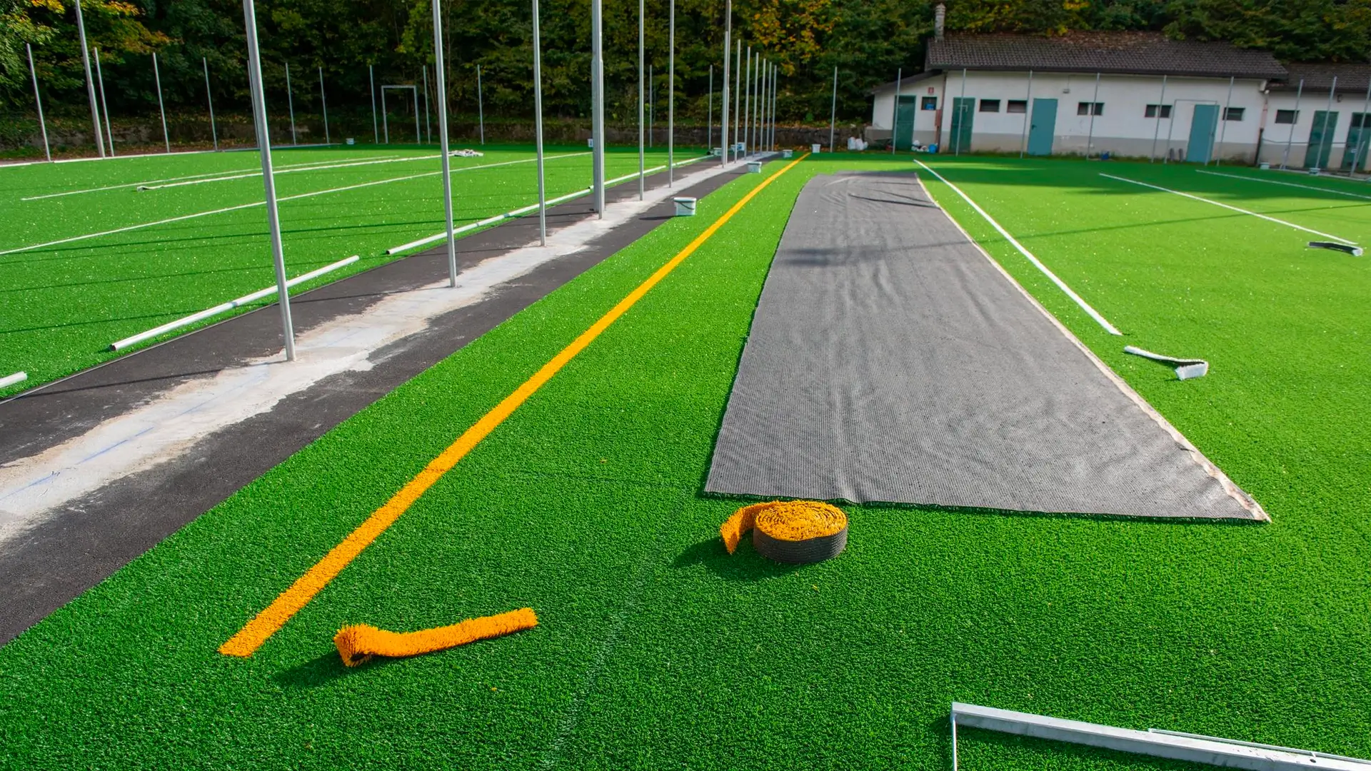 esporte na grama sintética decorativa