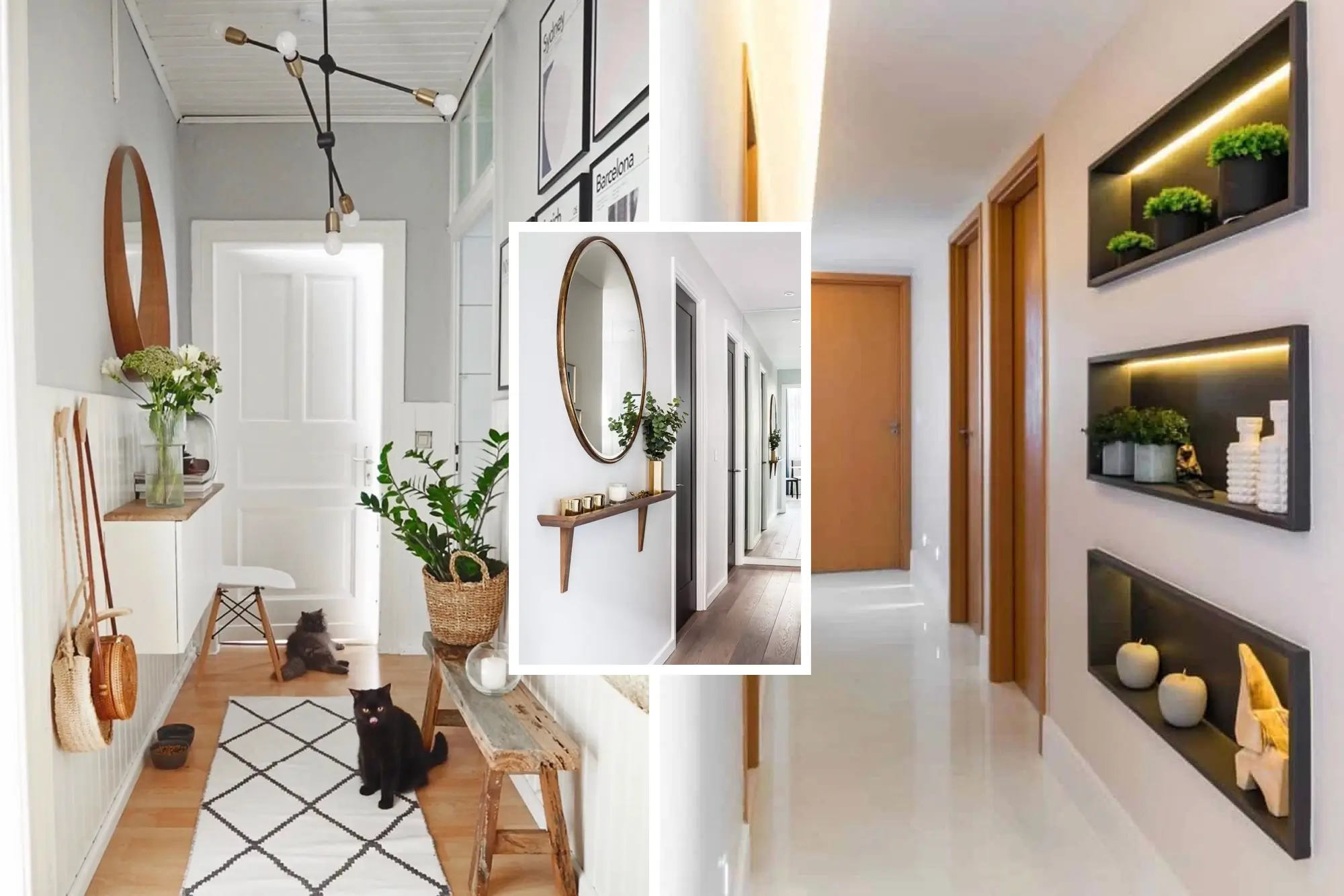 decoração para corredor